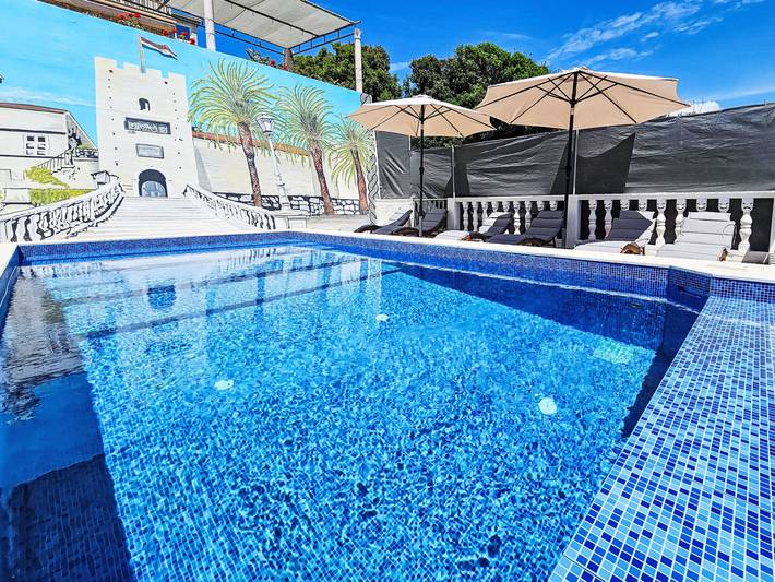 Ferienwohnung für 3 Personen, mit Terrasse und Ausblick, mit Haustier in Kroatien - 4