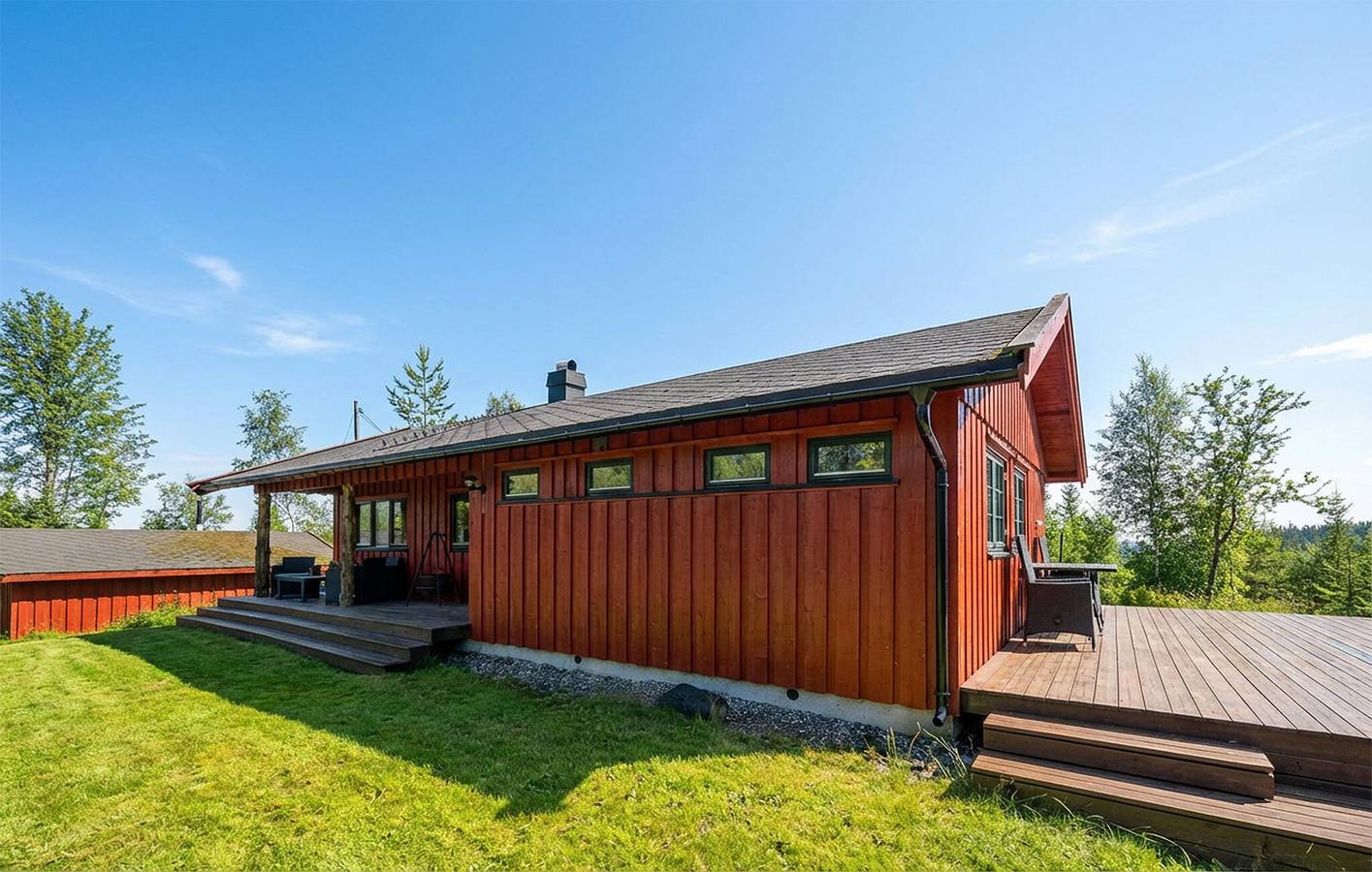 Feriehus for 4 personer med udsigt in Lardal