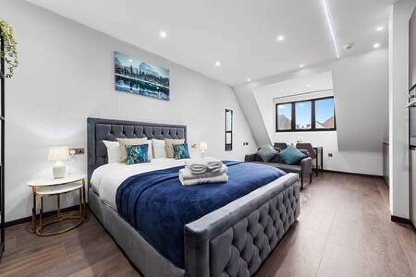 Entire apartment, Stylish King Size Bed Studio near Central London in London, South East England