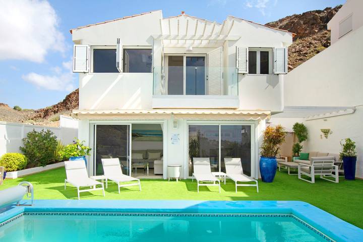 Ferienhaus für 7 Personen, mit Balkon in San Agustin