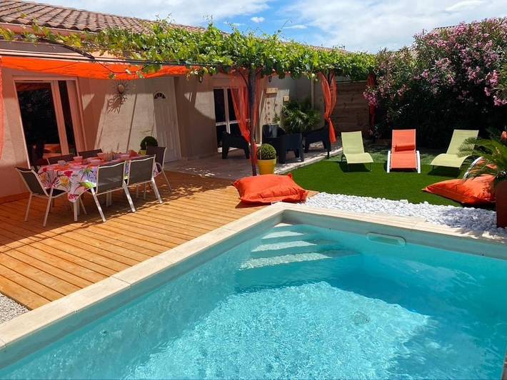 Location de vacances pour 6 personnes, avec jardin et piscine à Tavel - 3