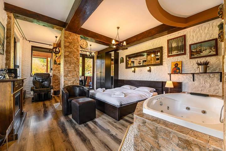 Appartement de vacances pour 4 personnes, avec balcon et jacuzzi