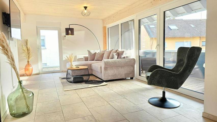 Ferienwohnung für 4 Personen, mit Balkon und Terrasse in Weil am Rhein