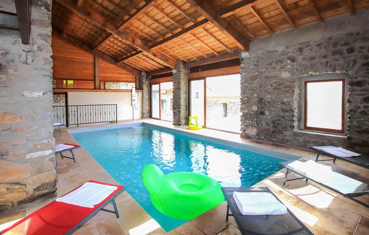 Serene Riverside Retreat with Pool and Garden in Privas (arrondissement)