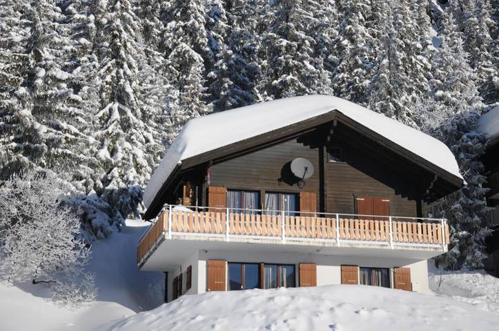 Chalet für 4 Personen, mit Terrasse und Garten sowie Ausblick in Riederalp