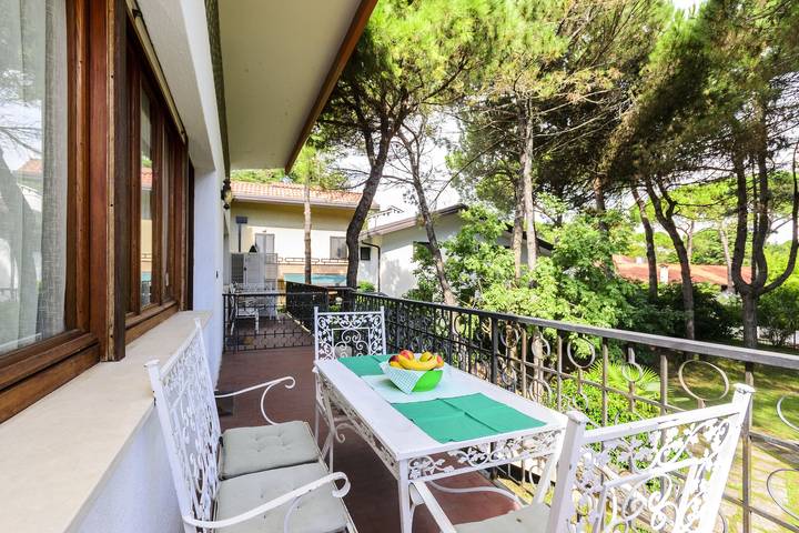 Ferienwohnung für 7 Personen, mit Ausblick und Garten, mit Haustier