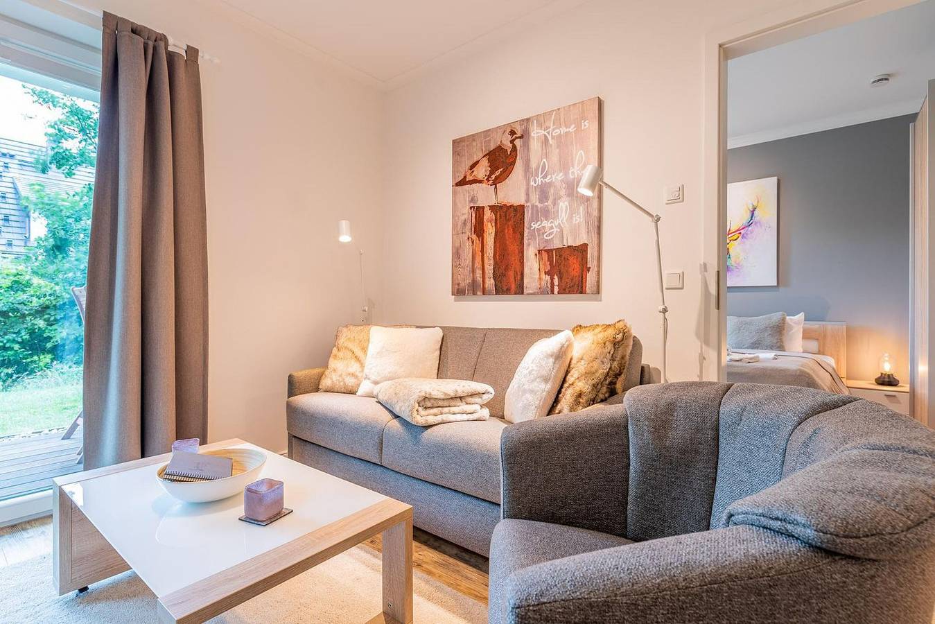 Ganze Wohnung, Residenz Seestern We 10 "Gartenlounge" mit Terrasse, Gartenblick in Börgerende in Börgerende, Börgerende-Rethwisch