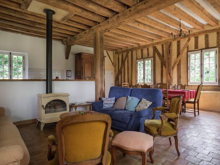 Maison de vacances pour 10 personnes, avec terrasse et jardin, adapté aux familles dans la Sarthe - 2
