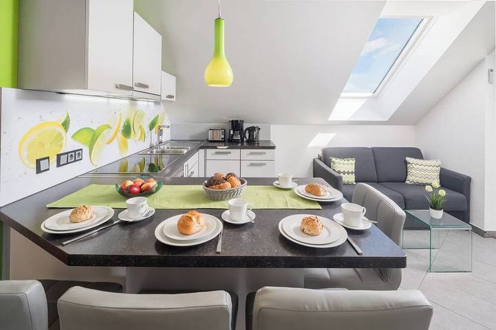 Ferienwohnung für 6 Personen, mit Garten und Balkon in Bensheim