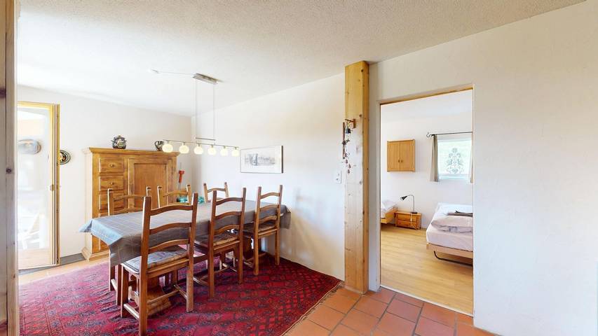 Ferienwohnung für 6 Personen, mit Ausblick und Garten in Samedan - 3