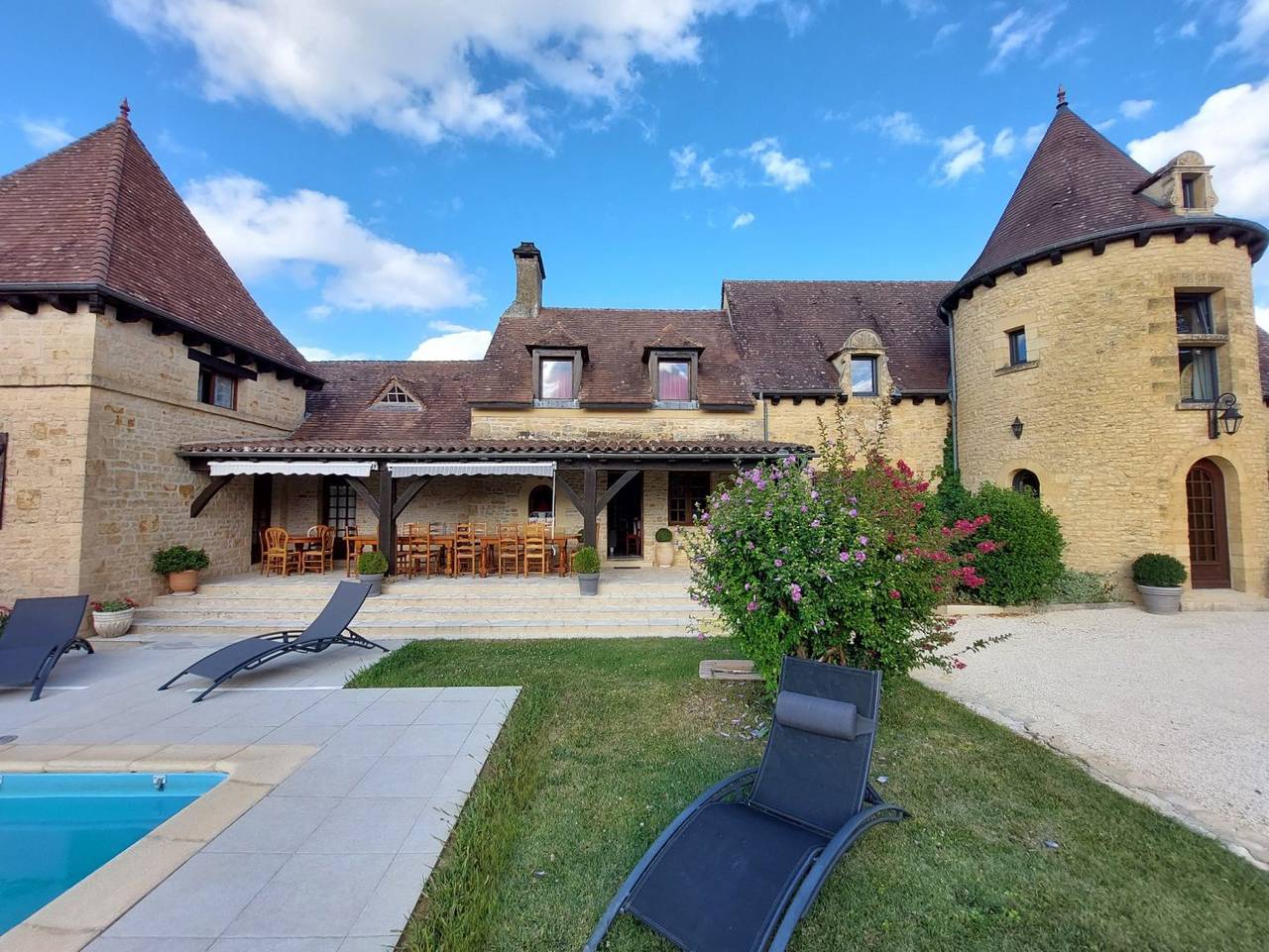 Grand gîte Les Terrasses Dalbavie 15 pers., avec piscine chauffée in Marcillac-Saint-Quentin, Périgord Noir