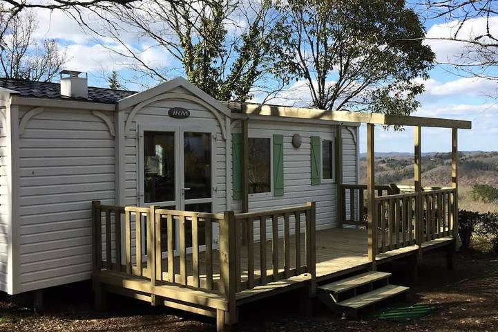 Mobil home pour 5 personnes à Saint-Laurent-la-Vallée