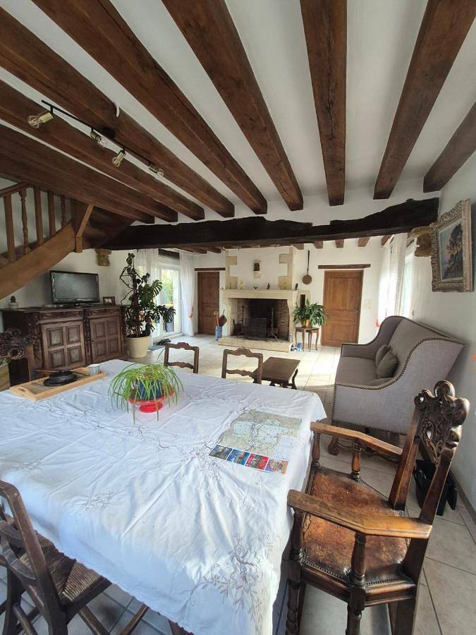 Location de vacances pour 6 personnes, avec bassin pour enfant ainsi que piscine et jardin à Vernou-sur-Brenne - 3