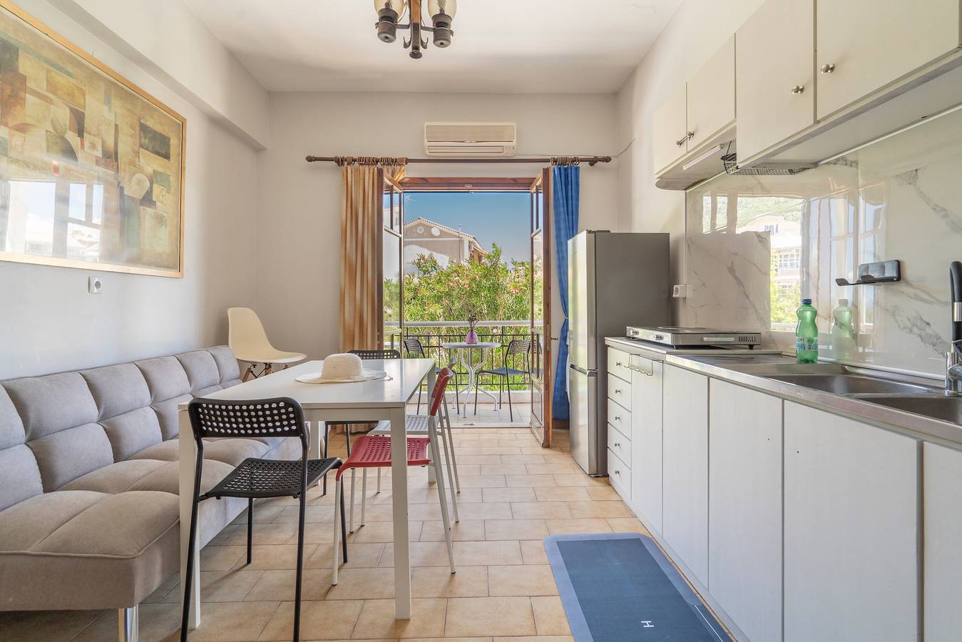 Ganze Wohnung, Apartment 'Mati Guest House' mit Meerblick, Wlan und Klimaanlage in Nydri, Griechenland