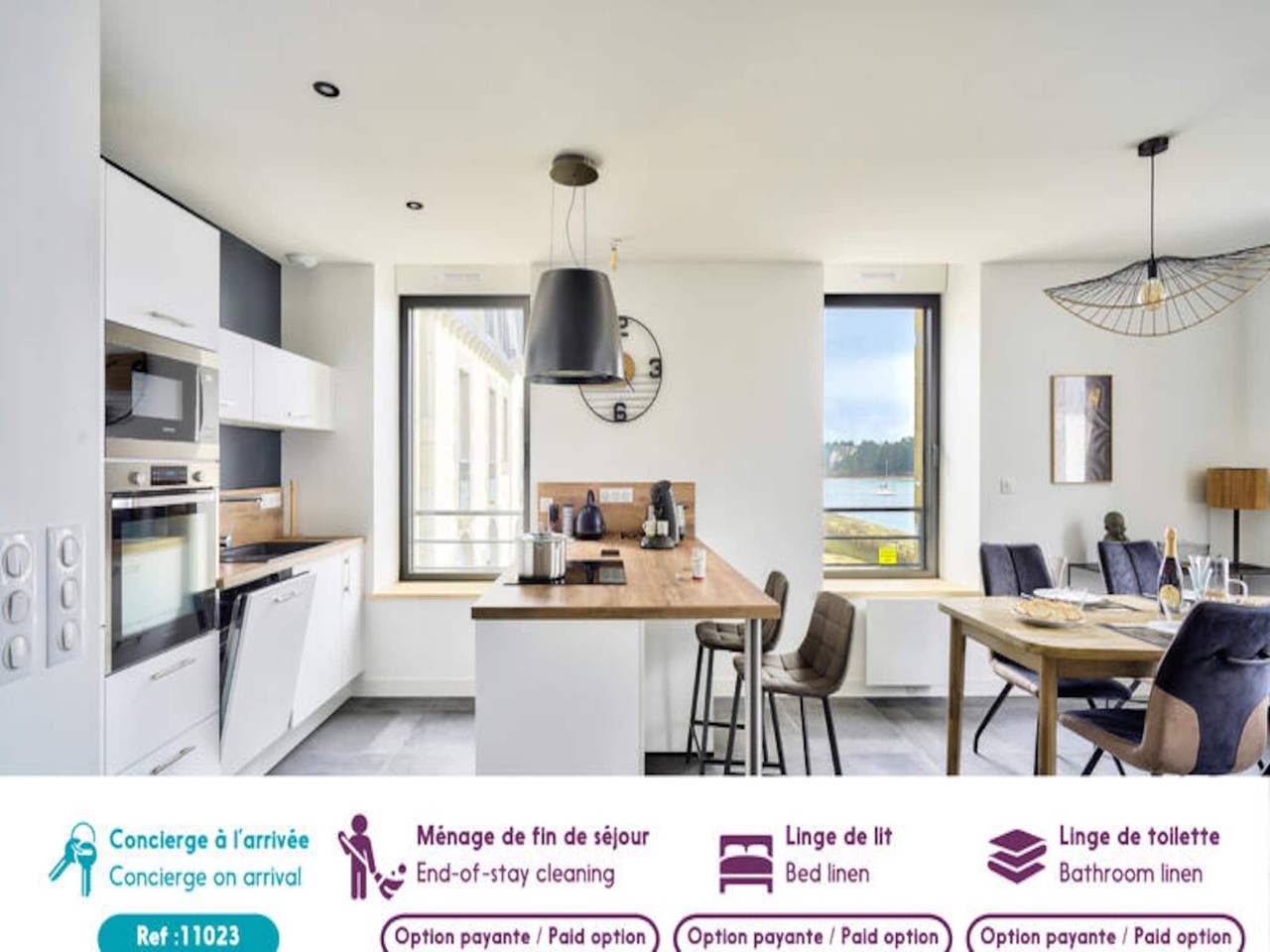 Appartement entier, Appartement à Île-Tudy avec vue sur l'océan in Île-Tudy, Région de Quimper