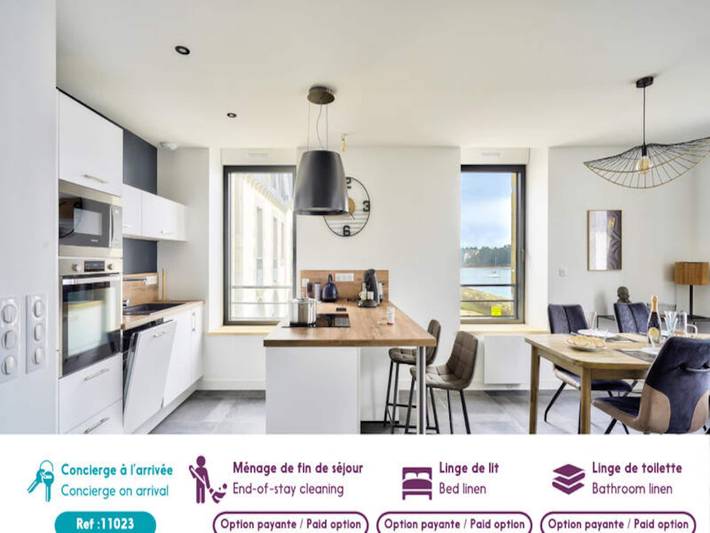 Gîte pour 4 personnes, adapté aux familles à Île-Tudy - 2