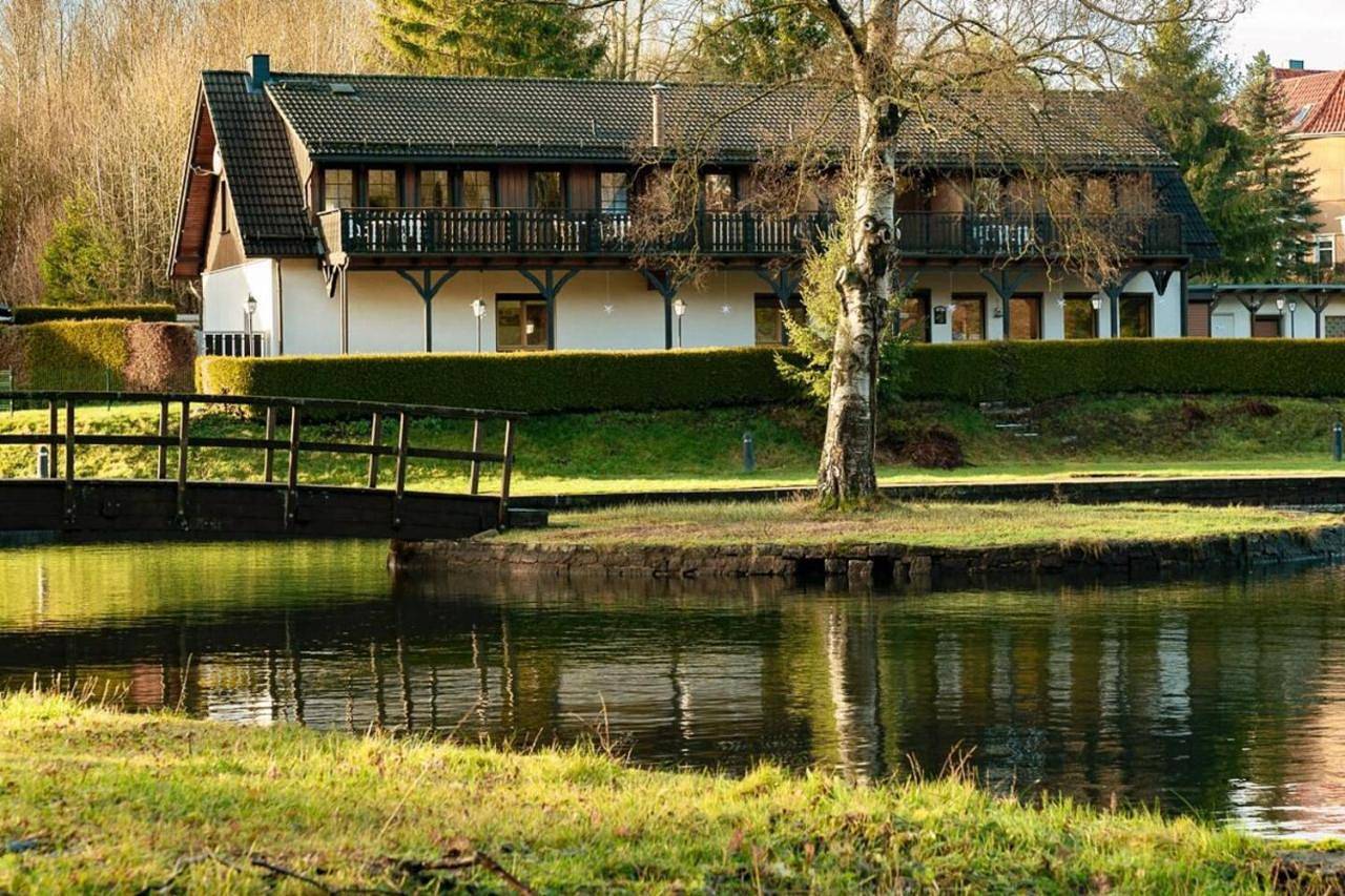 Geheel appartement, Das Waldseechalet Märchenhafter Waldseeblick - moderne Wohnung mit Infrarotsauna in Hasselfelde, Harzvorland