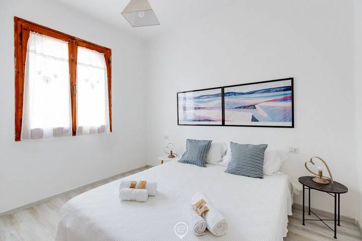 Apartamento entero, Apartamento de vacaciones para 8 personas con jardín in Santa Margherita di Pula, Región de Pula