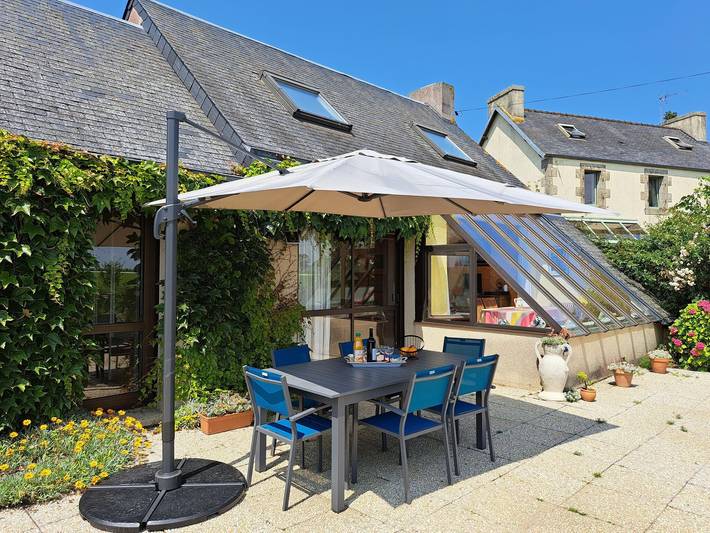 Location de vacances pour 5 personnes, avec Balcon et Terrasse à Sibiril