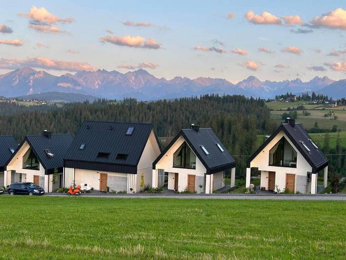Apartament wakacyjny dla 4 osób, z ogród i sauna oraz widok w Tatry
