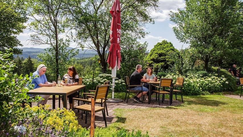 Hütte für 5 Personen, mit Terrasse und Garten sowie Sauna, mit Haustier an der Rhön - 4
