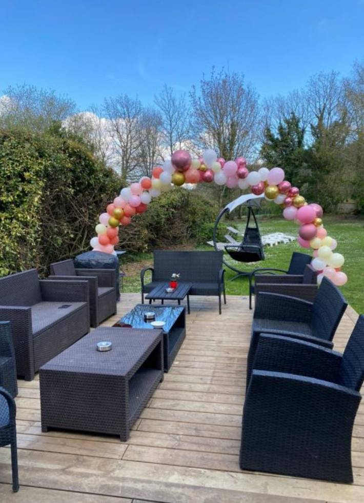 Gîte pour 15 personnes, avec terrasse et jardin
