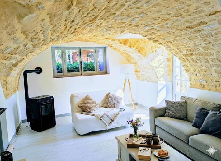 Maison de vacances pour 6 personnes, avec Jacuzzi ainsi que Terrasse et Jardin