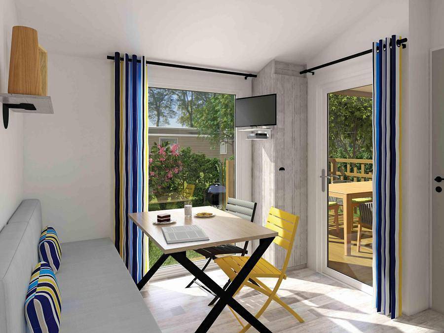 Camping Le Clos de Balleroy - Mobilheim 4 personen - Malaga - 2 Zimmer in Balleroy, Bayeux und Umgebung