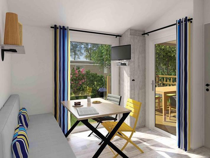 Camping Le Clos de Balleroy - Mobilheim 4 personen - Malaga - 2 Zimmer in Balleroy, Bayeux und Umgebung