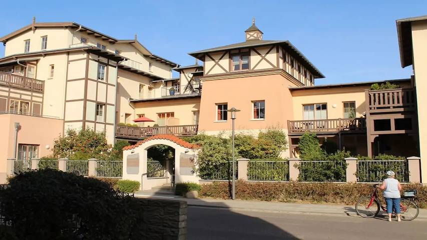 Ferienhaus für 4 Personen, mit Balkon und Sauna in Kühlungsborn