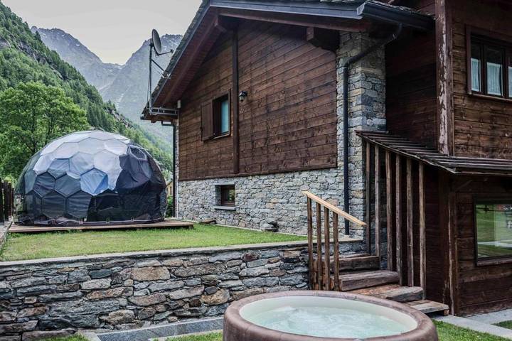Gîte pour 2 personnes, avec jacuzzi et jardin à Noasca - 2