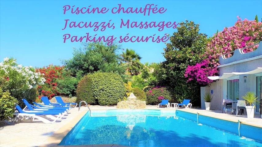 Hôtel pour 2 personnes, avec jardin et vue ainsi que piscine et sauna, animaux acceptés