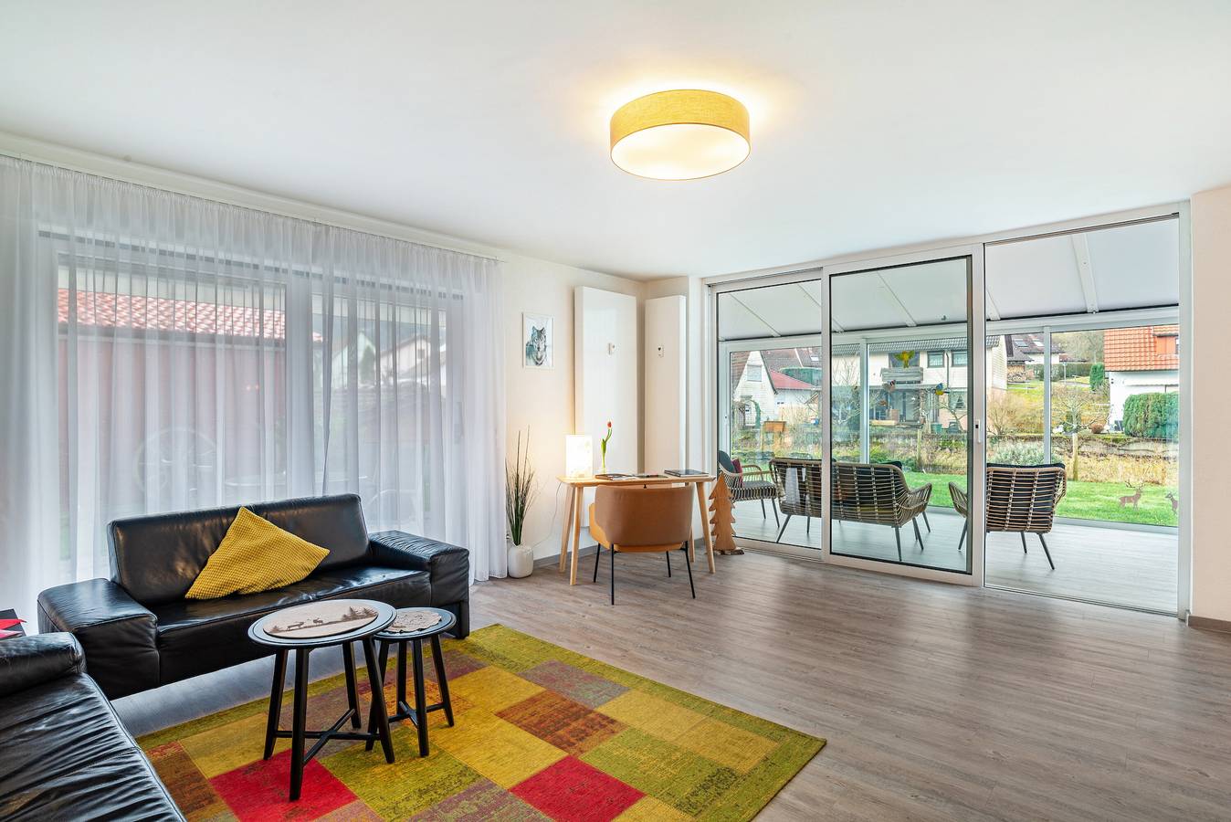 Ganze Wohnung, Ferienwohnung "Enzufer 2" mit Gemeinschaftsterrassen, privatem Garten und Wlan in Calmbach, Bad Wildbad