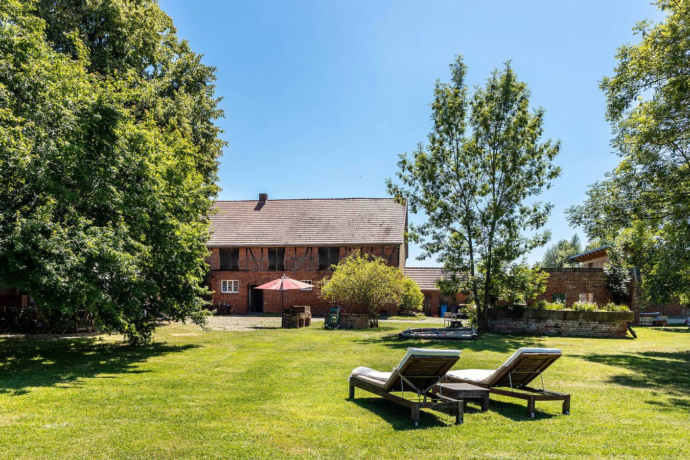 Ferienhaus 'Der Flusshof, Ferienhaus' mit gemeinsamer Terrasse, gemeinsamem Garten und Wi-Fi in Werben (Elbe), Westhavelland