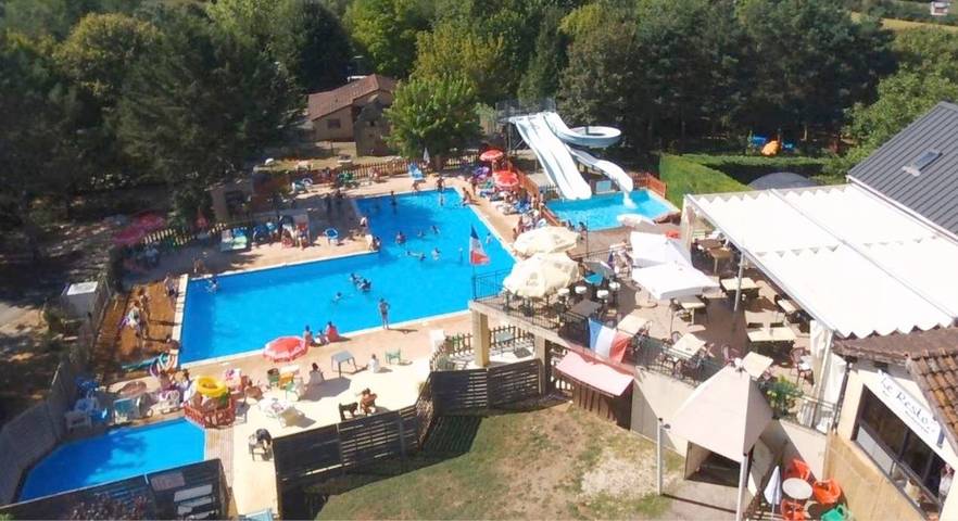 Camping pour 6 personnes, avec piscine ainsi que balcon et vue - 1