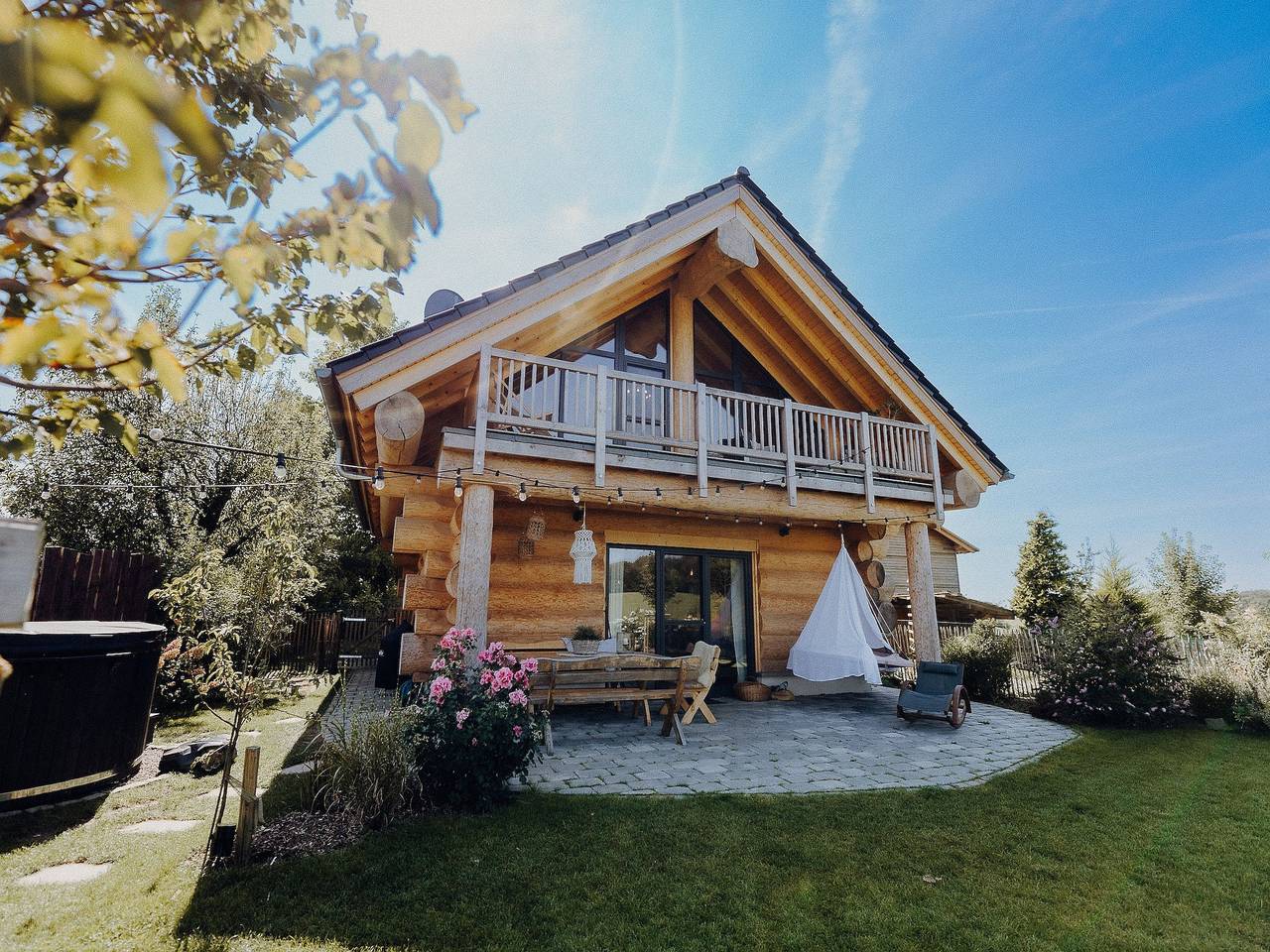 Ferienhaus Wiesenchalet im Sauerland - Ferienhaus, 130 qm, 2 Schlafzimmer, offene Galerie mit Panoramablick, max. 6 Personen in Schalksmühle, Arrondissement de la Mark