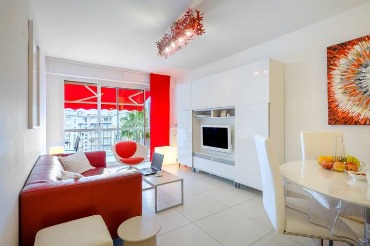 Apartamento para 4 personas, con Balcón en Antibes