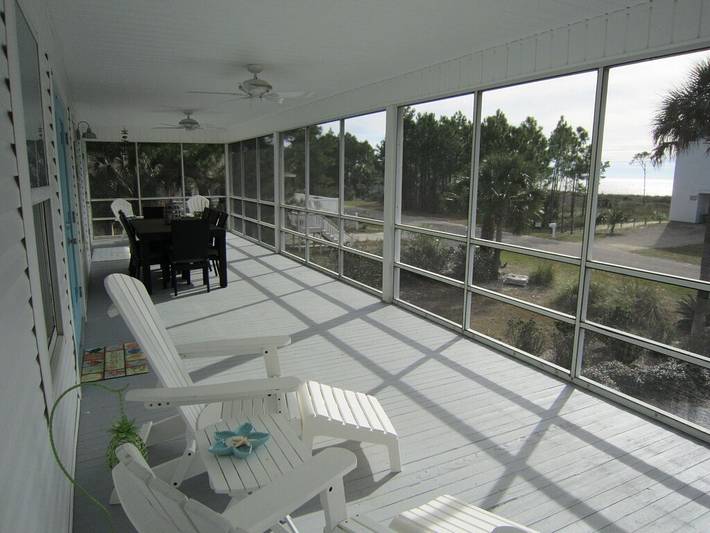 Vacation house for 10 people, with balcony, with pets in Cape San Blas