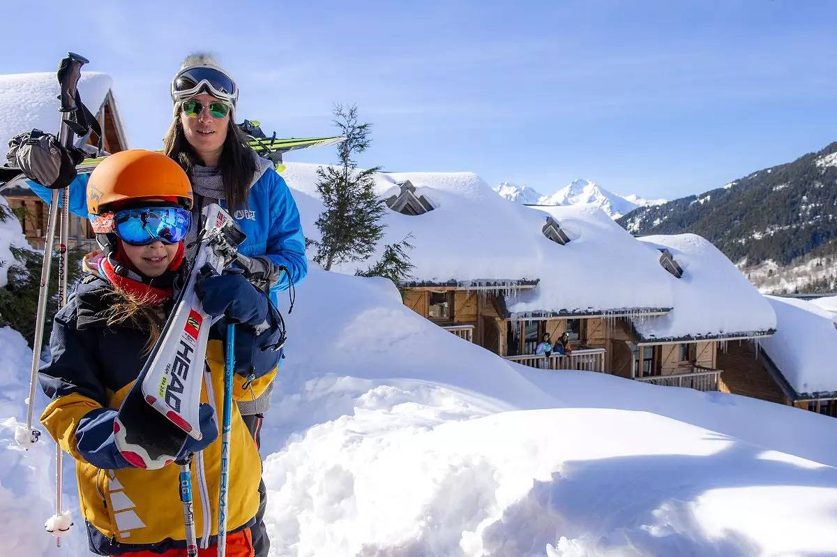 4-room Duplex Chalet 8 People in Saint-François-Longchamp, Le Grand Domaine