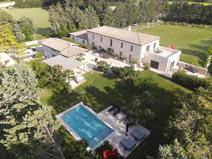 Maison de vacances pour 4 personnes, avec jardin ainsi que piscine et vue