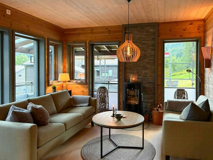 Ganze Wohnung, Geräumige Wohnung mit Balkon in Myrkdalen in Myrkdalen, Voss