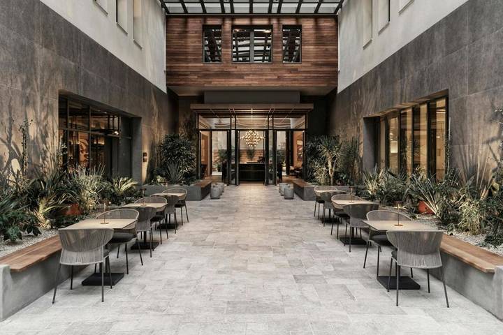 Hôtel pour 2 personnes, avec Terrasse et Jardin ainsi que Piscine et Vue