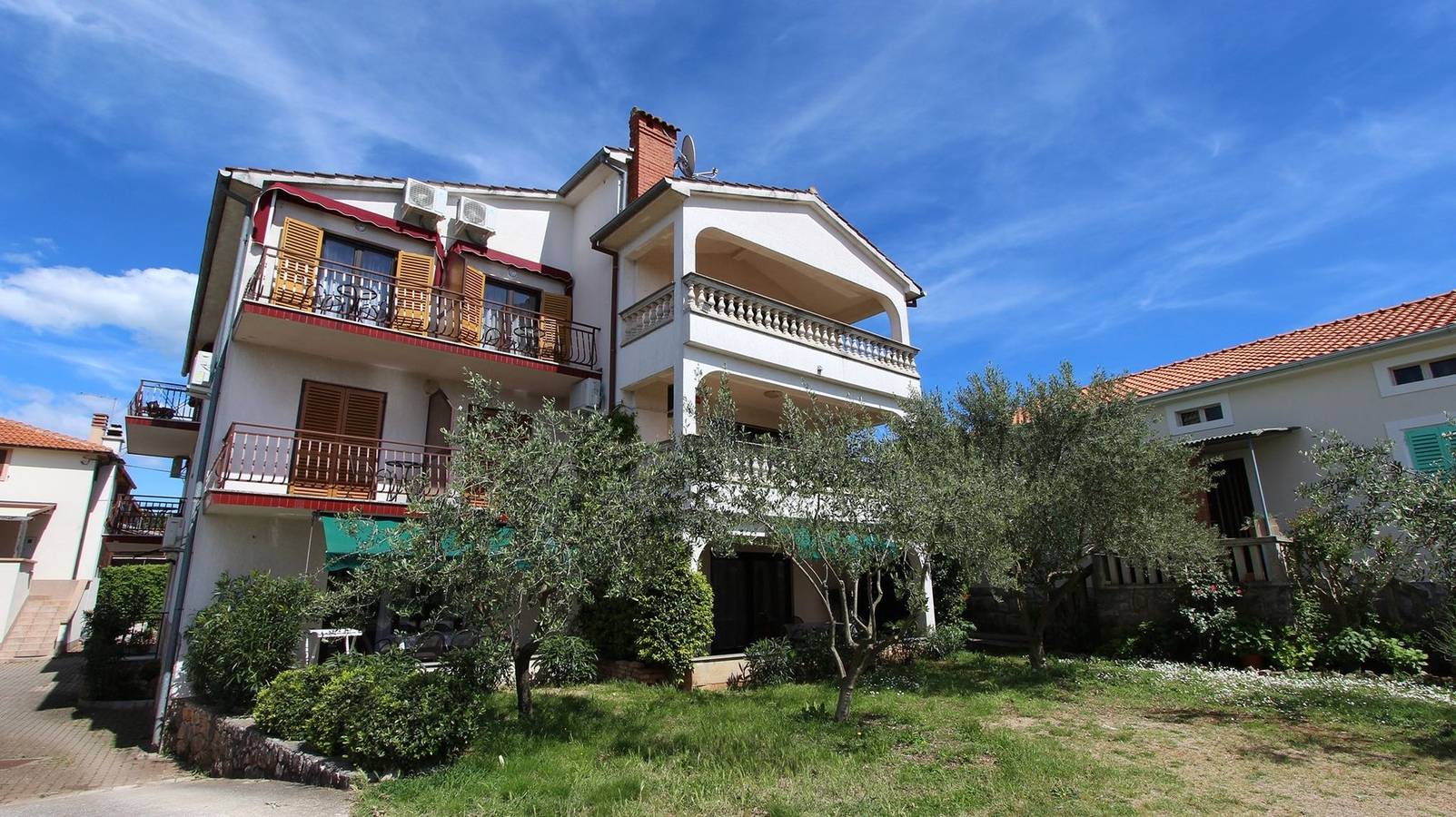 Ganze Wohnung, Studio-Ferienwohnung Jelka 1 für 2 Personen in Strandnähe auf der Insel Krk in Malinska, Krk