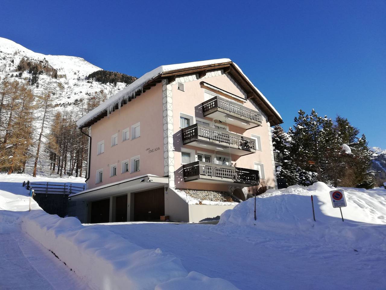 Ganze Wohnung, Chesa Stail'Alva 1 in Pontresina, Sankt Moritz