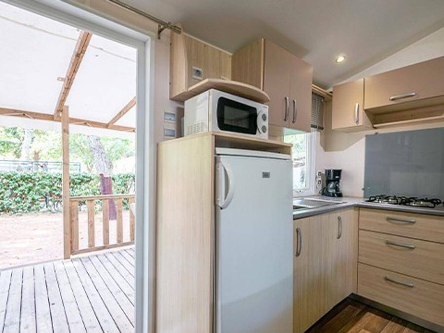 Camping Les Fontaines - Mobilheim 6 personen - Classic | 3 Schlafz. | 6 Pers. | Erhöhte Terrasse in Ivry-la-Bataille, Évreux und Umgebung