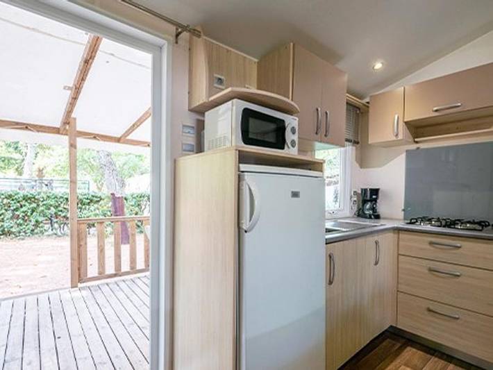 Camping Les Fontaines - Mobilheim 6 personen - Classic | 3 Schlafz. | 6 Pers. | Erhöhte Terrasse in Ivry-la-Bataille, Évreux und Umgebung