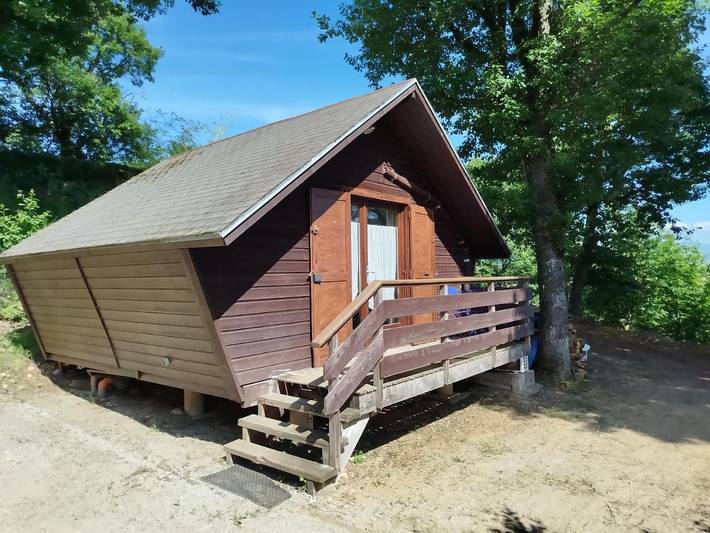Chalet pour 2 personnes, avec Balcon ainsi que Jardin et Vue