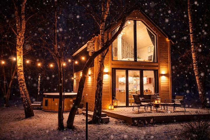 Dom dla 5 osób, z ogród i widok oraz taras w Ojców