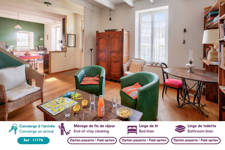 Location de vacances pour 5 personnes, avec jardin et terrasse dans Port de Kérity - 2