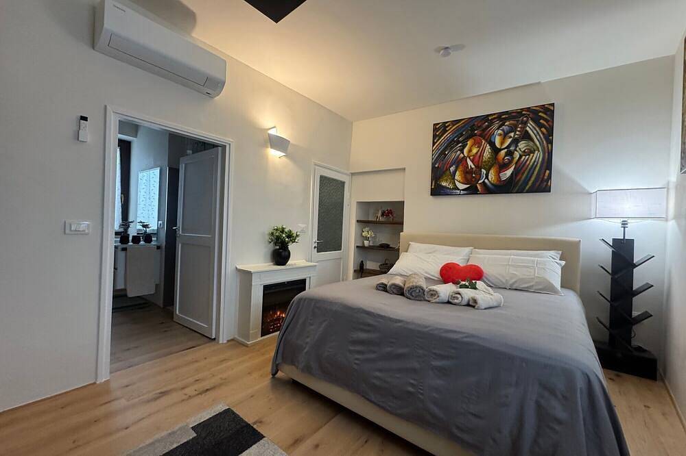 Ganze Wohnung, Apartment 'Quintessenza in Lubriano mit Sauna', Balkon, Wlan & Klimaanlage in Civita, Lubriano